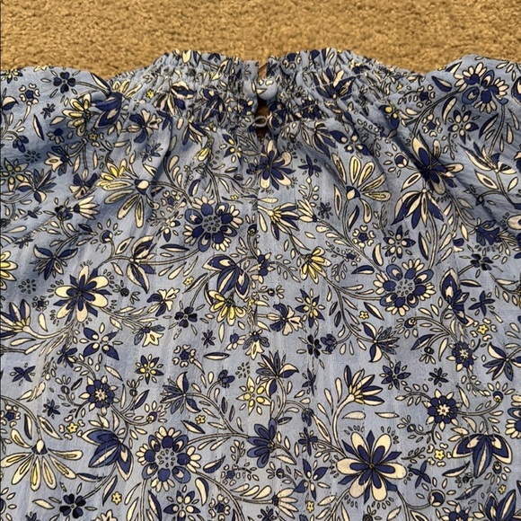 LOFT Blue Blouse Elegant Top - Picture 6 of 6